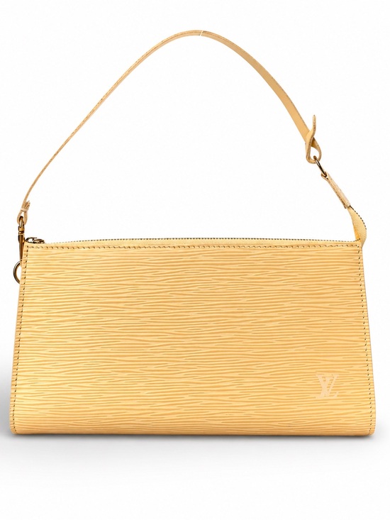 Louis Vuitton Handbags - Louis Vuitton Epi Pochette Accessories 24 Vanilla